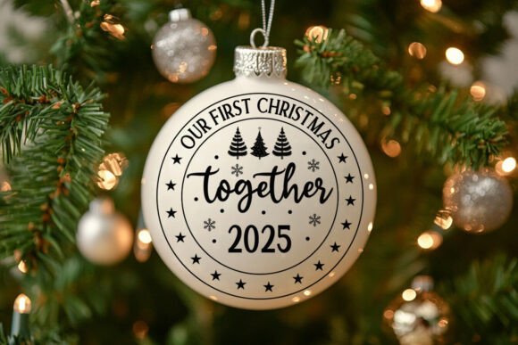 Baby's First Christmas 2025 SVG: Crafts & Graphics