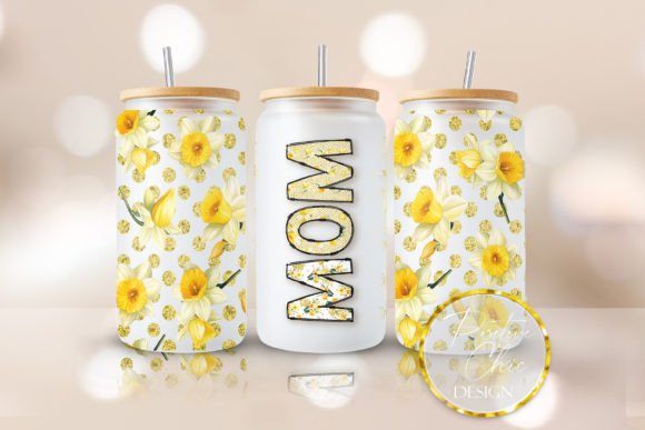 Floral Mom 16oz Wrap: Graphics for Crafts