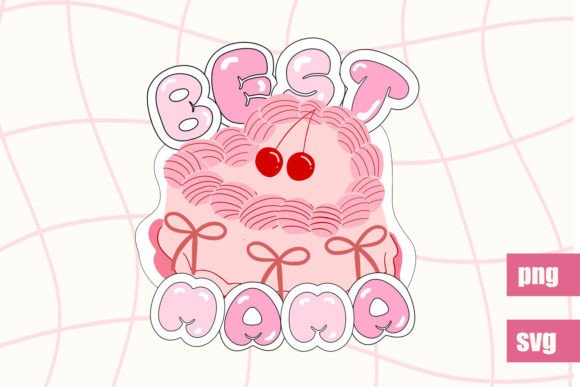 Groovy Retro Mom Graphics for Crafts & Sales