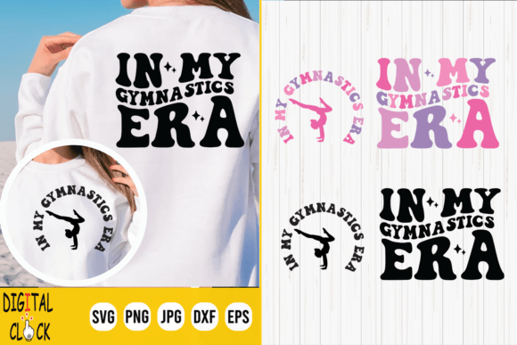 Gymnastics Era Graphics for Crafts & Business