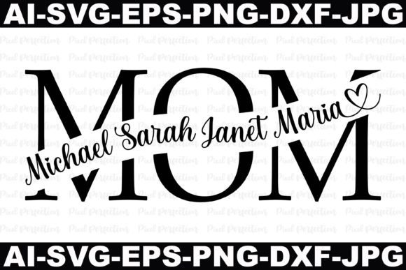 Mom Michael Sarah Janet Maria: Crafts & Graphics