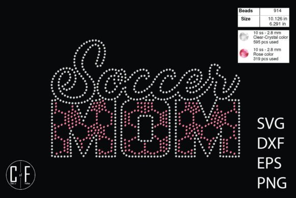 Soccer Mom Rhinestone Template: Crafts & Graphics Review