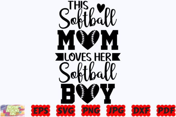 Softball Mom Graphics for Crafts: A Designer's Review