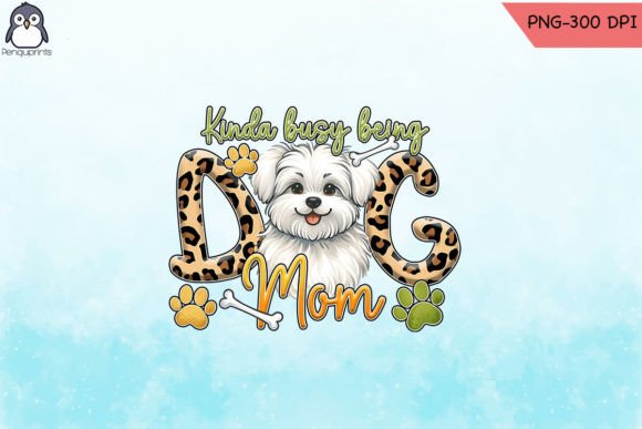 Western Dog Mom PNG: Graphics for Crafts & Branding